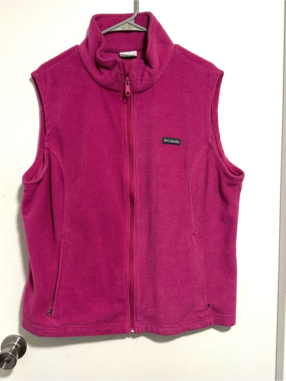 Columbia Fleece Vest Magenta Pink 2x